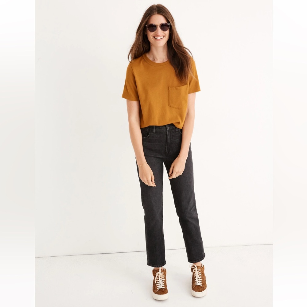 Madewell the perfect vintage crop Jean